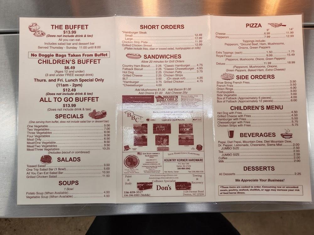 The Classic Family Restaurant Menu image 1